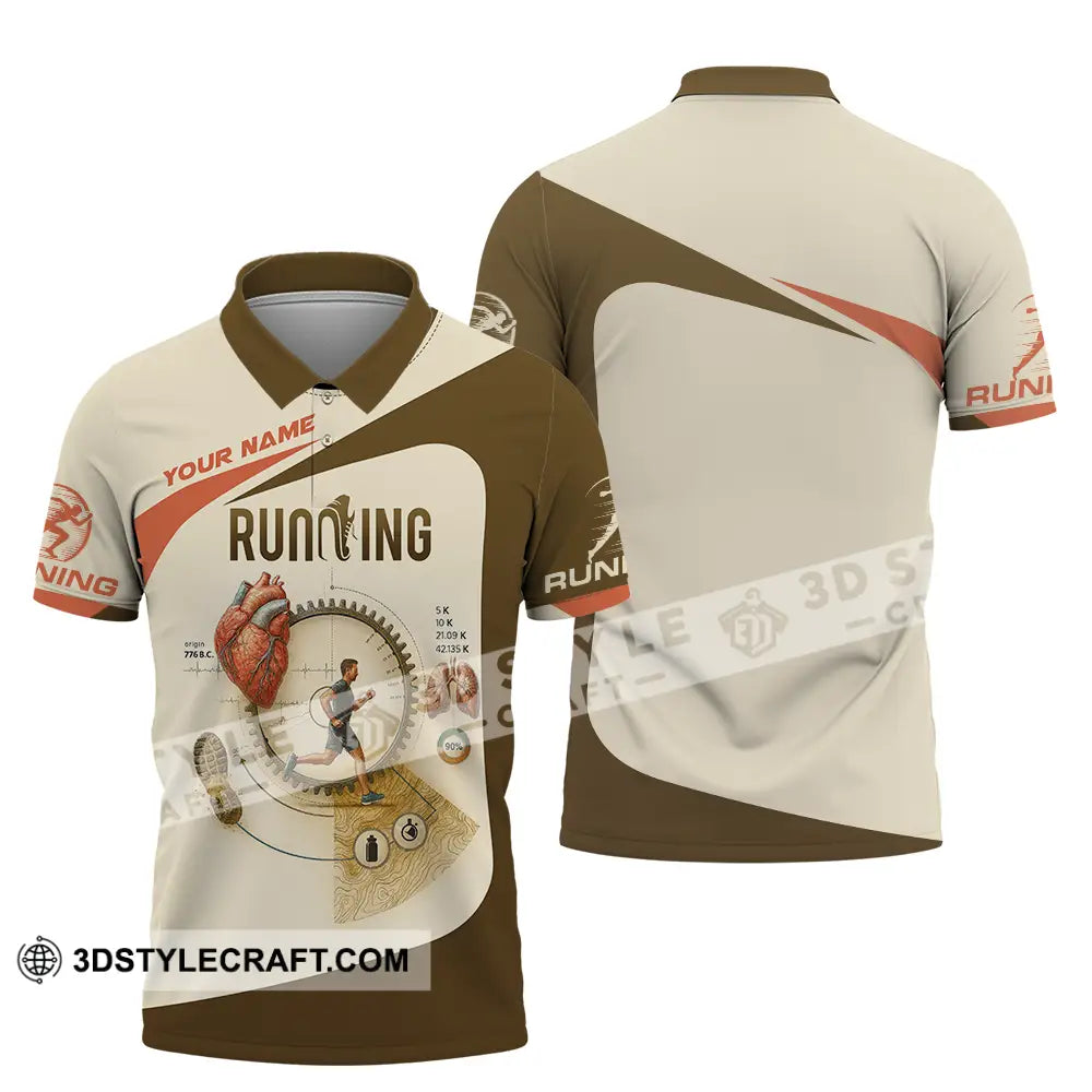 Unisex Shirt - Custom Run For Health Running Lover Shirt Polo Shirt / S T-shirt