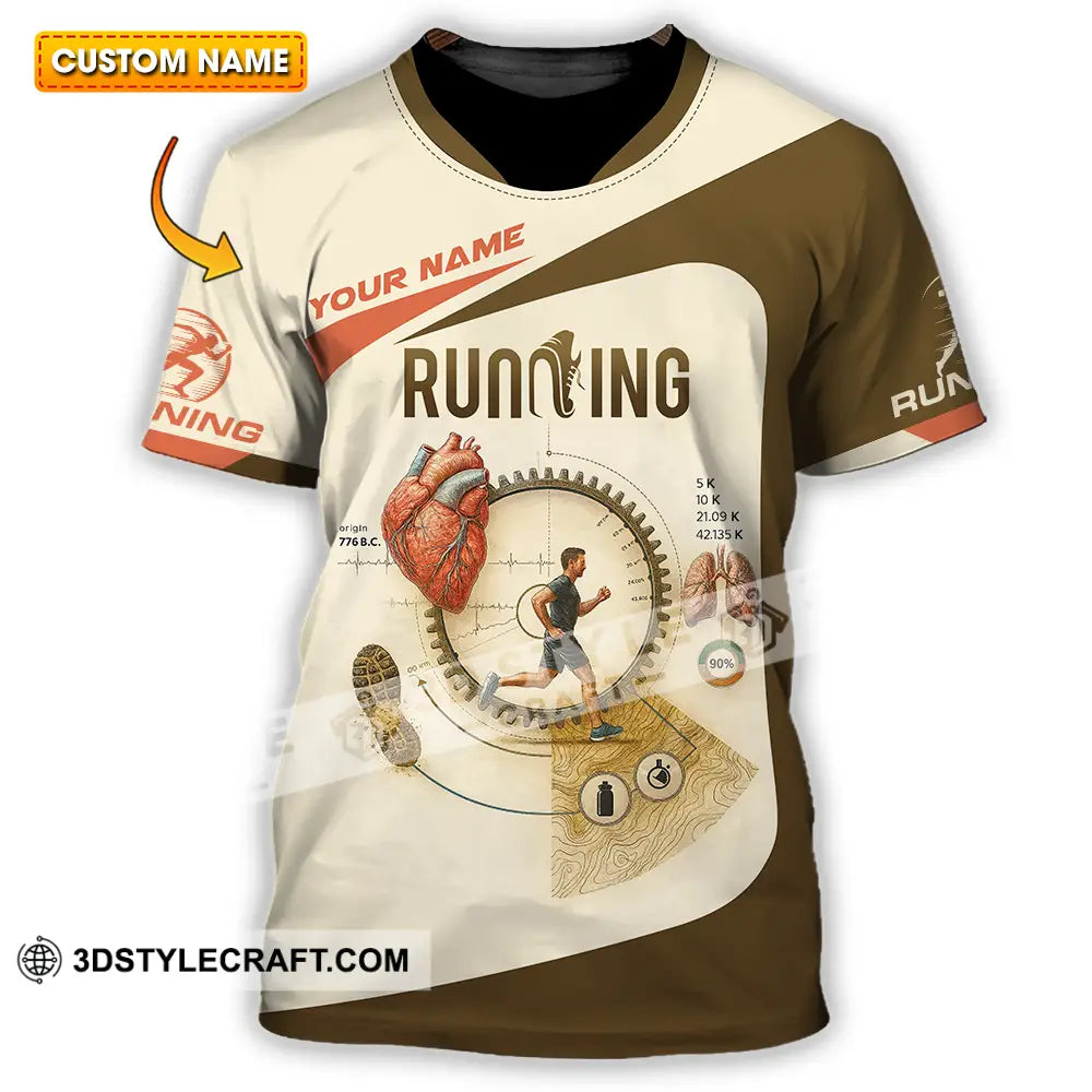 Unisex Shirt - Custom Run For Health Running Lover Shirt T-shirt
