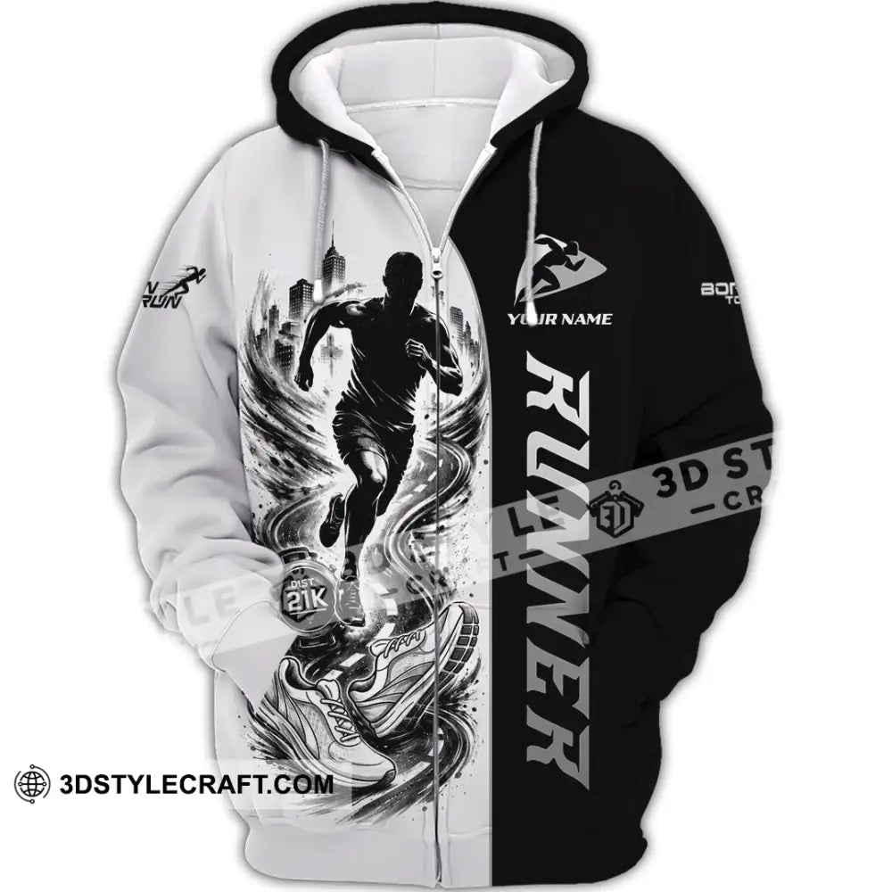Unisex Shirt - Custom Runner Shirt - Zipper Hoodie / S - T-shirt