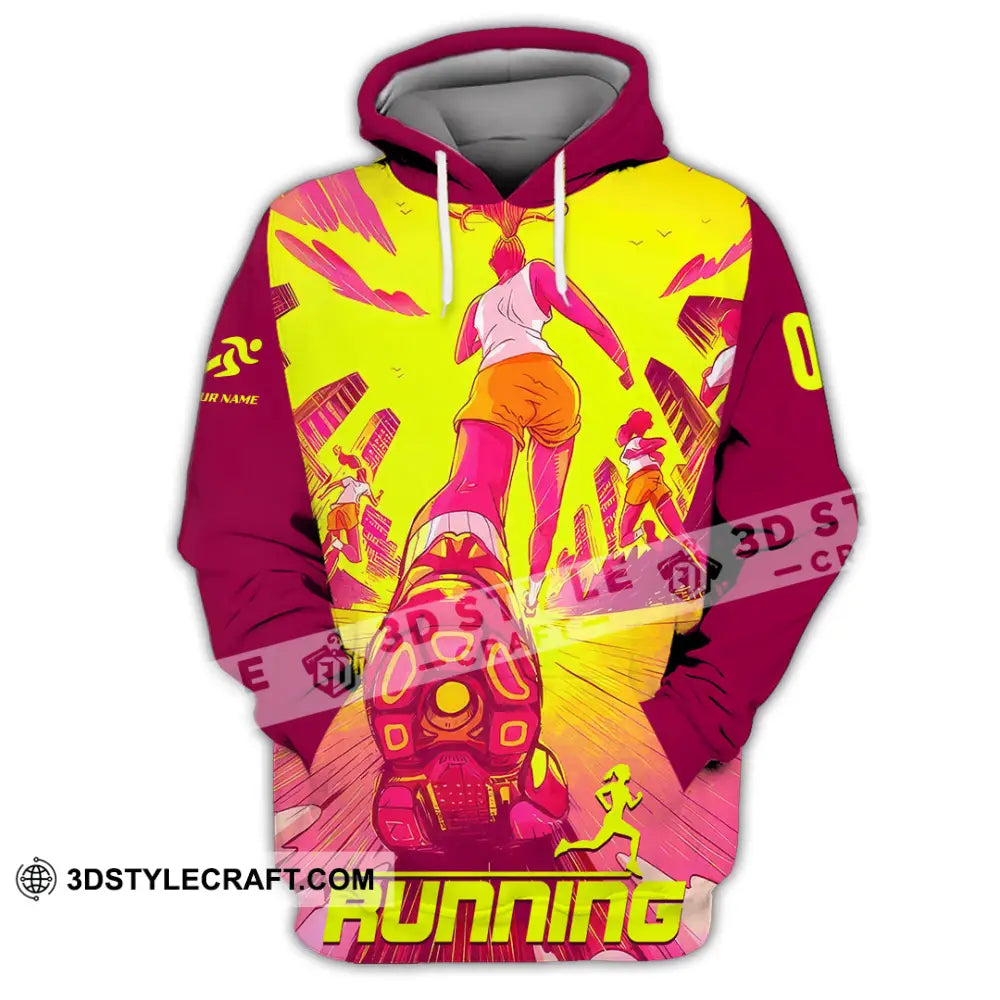 Unisex Shirt - Custom Running 3D Shirt - Hoodie / S - T-shirt