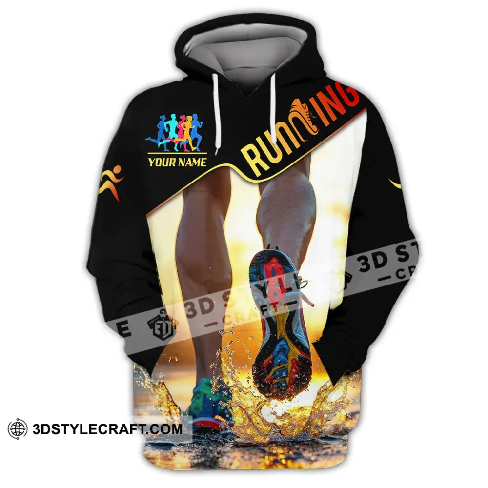 Unisex Shirt - Custom Running 3D Shirt Hoodie / S T-shirt