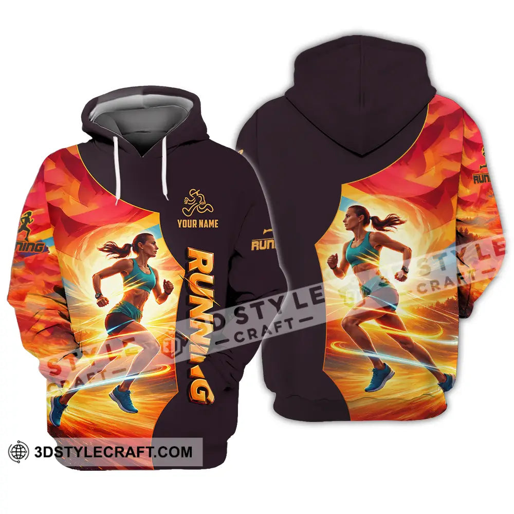 Unisex Shirt - Custom Running 3D Shirt Hoodie / S T-shirt
