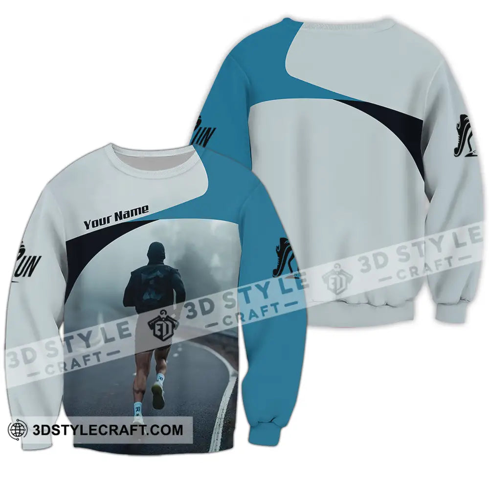 Unisex Shirt - Custom Running 3D Shirt - Long Sleeve / S - T-shirt