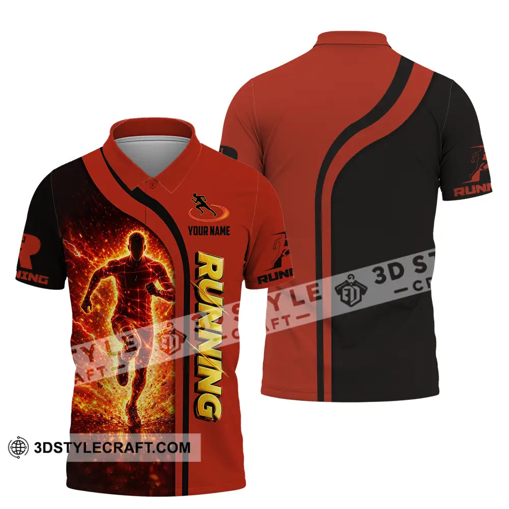 Unisex Shirt - Custom Running 3D Shirt Polo Shirt / S T-shirt