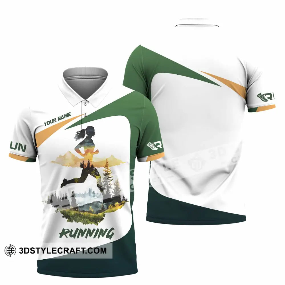 Unisex Shirt - Custom Running 3D Shirt Polo Shirt / S T-shirt