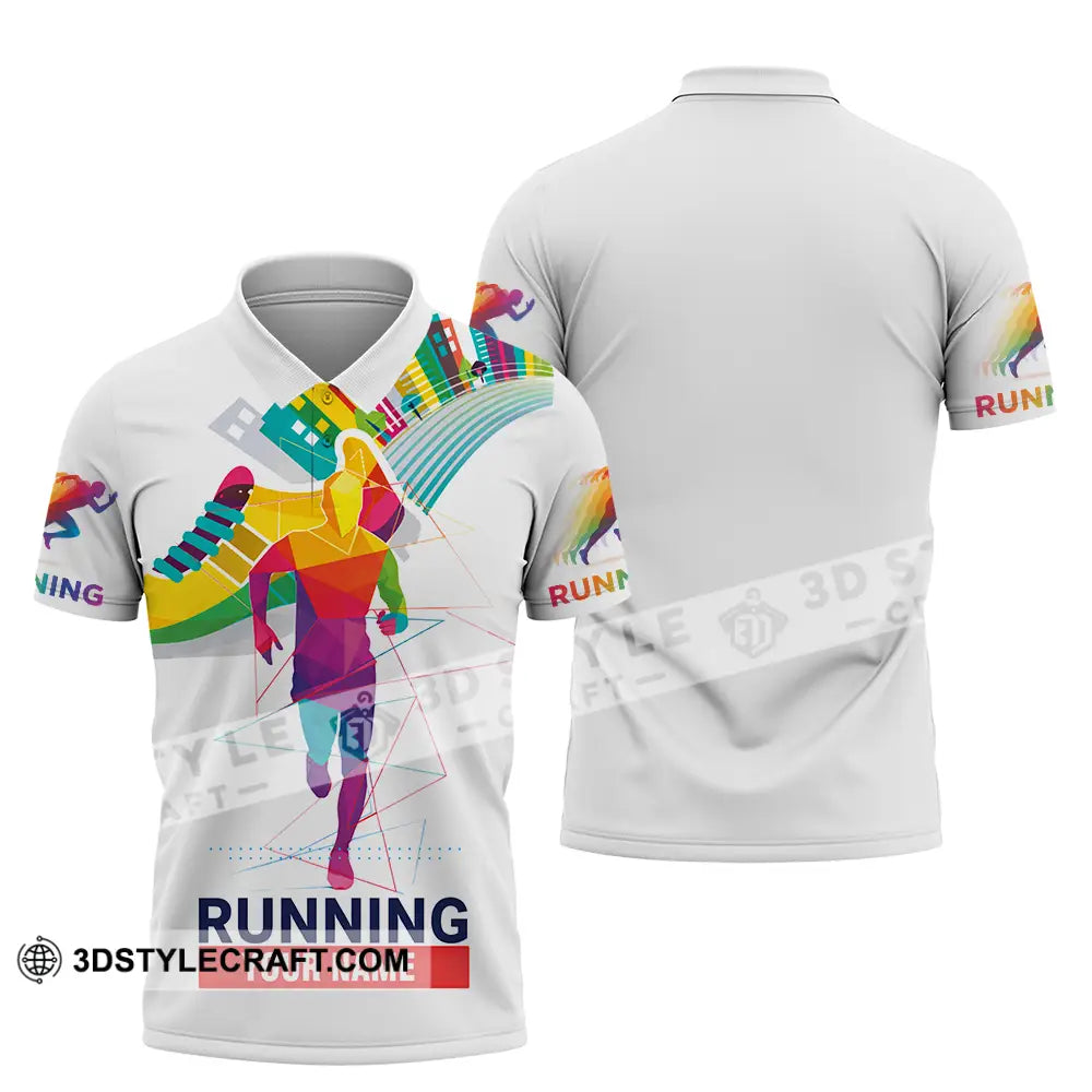 Unisex Shirt - Custom Running 3D Shirt Polo Shirt / S T-shirt