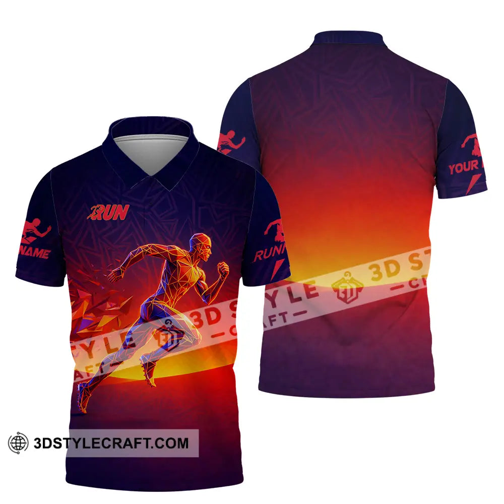 Unisex Shirt - Custom Running 3D Shirt Polo Shirt / S T-shirt