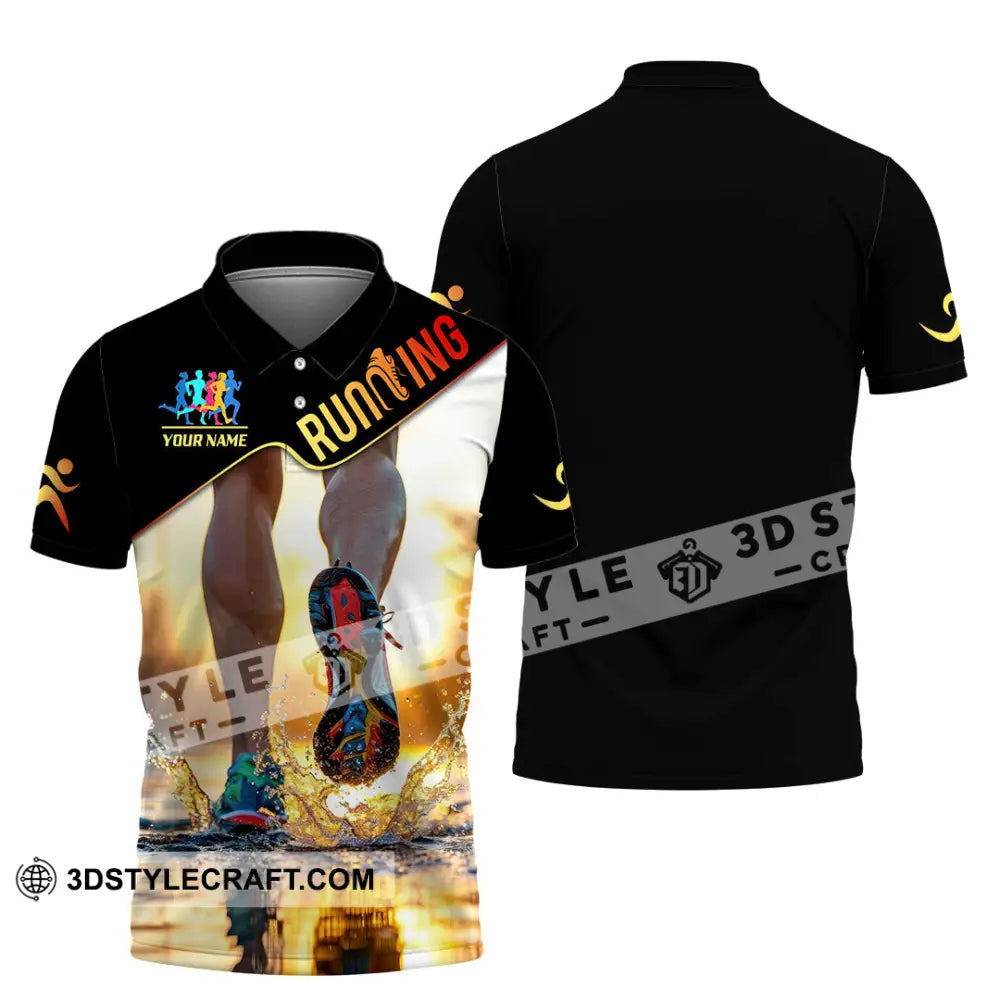 Unisex Shirt - Custom Running 3D Shirt Polo Shirt / S T-shirt