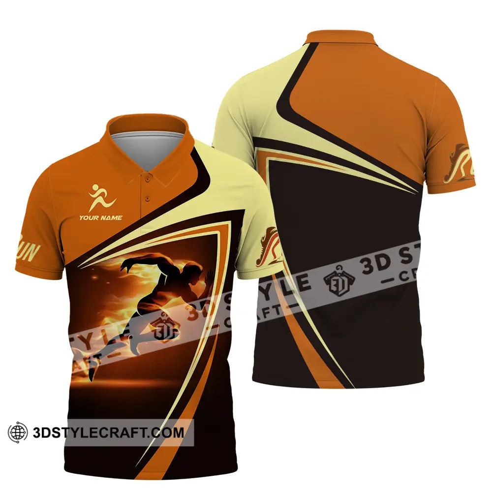 Unisex Shirt - Custom Running 3D Shirt Polo Shirt / S T-shirt
