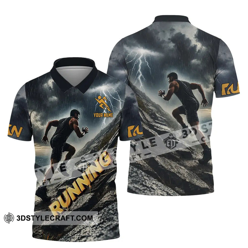 Unisex Shirt - Custom Running 3D Shirt Polo Shirt / S T-shirt
