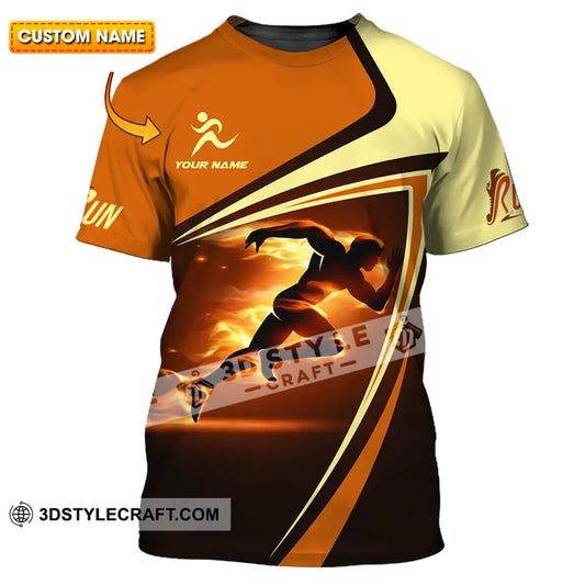 Unisex Shirt - Custom Running 3D Shirt T-shirt