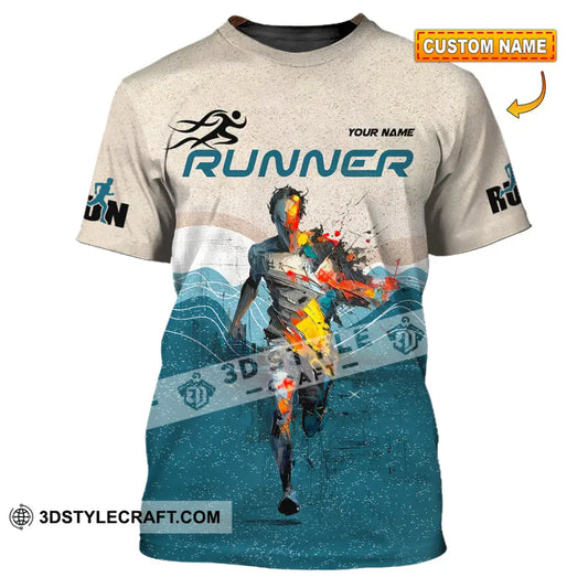 Unisex Shirt - Custom Running 3D Shirt - T-shirt