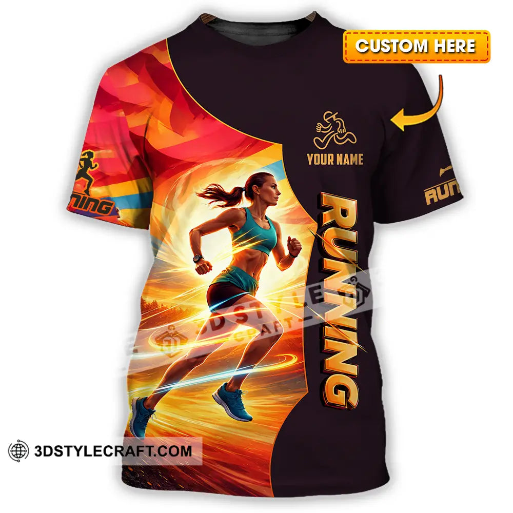 Unisex Shirt - Custom Running 3D Shirt T-shirt
