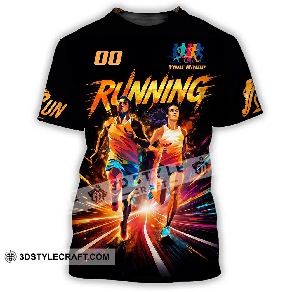 Unisex Shirt - Custom Running 3D Shirt - T-Shirt / S - T-shirt