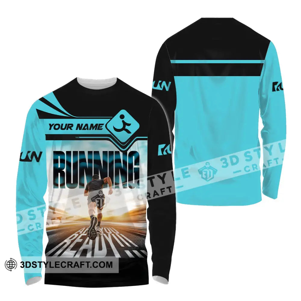 Unisex Shirt - Custom Running Shirt - Long Sleeve Shirt / S - T-shirt