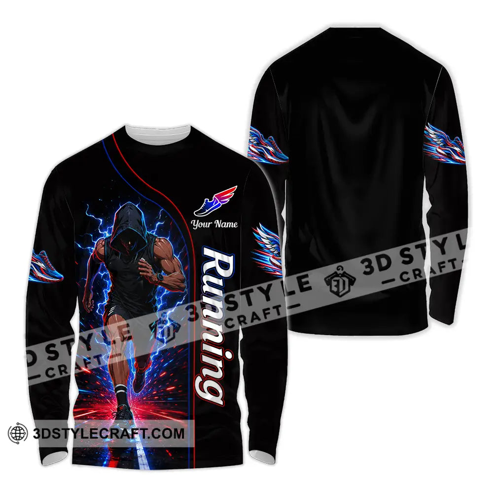 Unisex Shirt - Custom Running Shirt - Long Sleeve Shirt / S - T-shirt