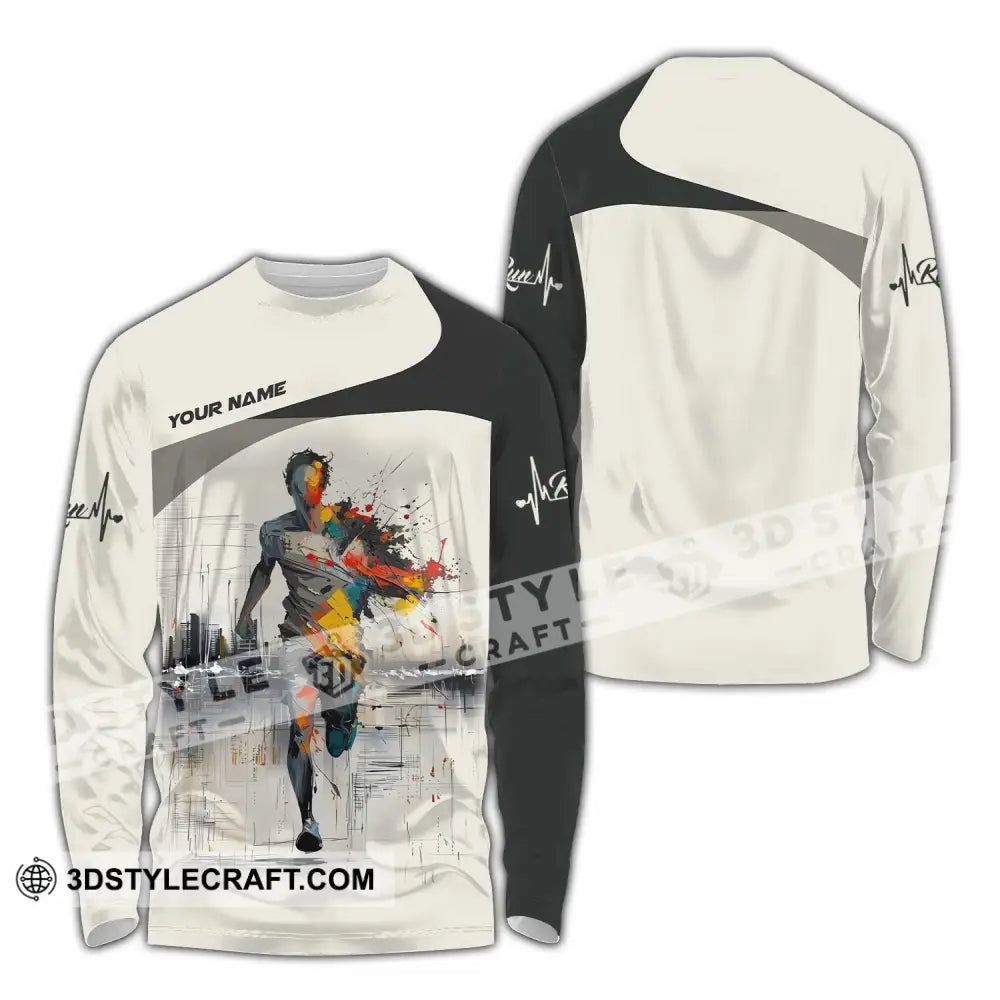Unisex Shirt - Custom Running Shirt - Long Sleeve Shirt / S - T-shirt