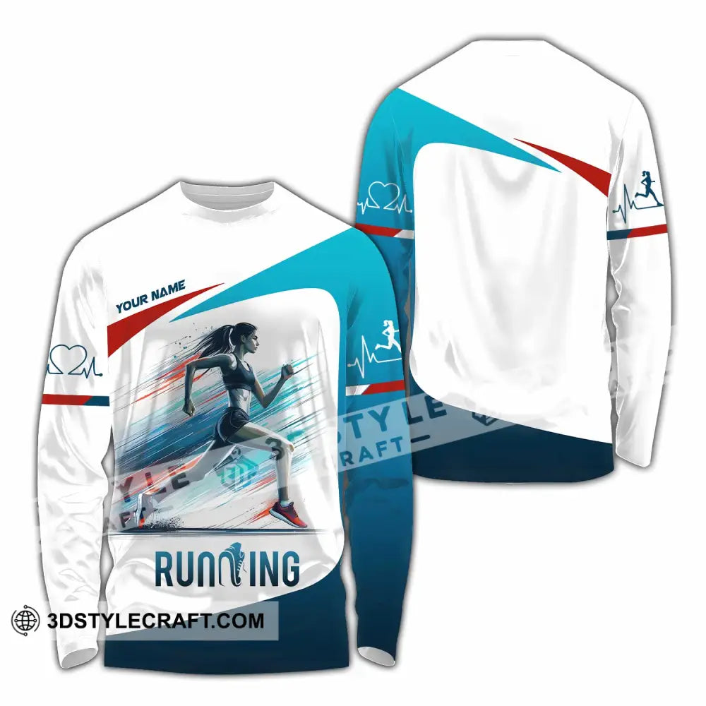 Unisex Shirt Custom Running Shirt Long Sleeve Shirt / S T shirt