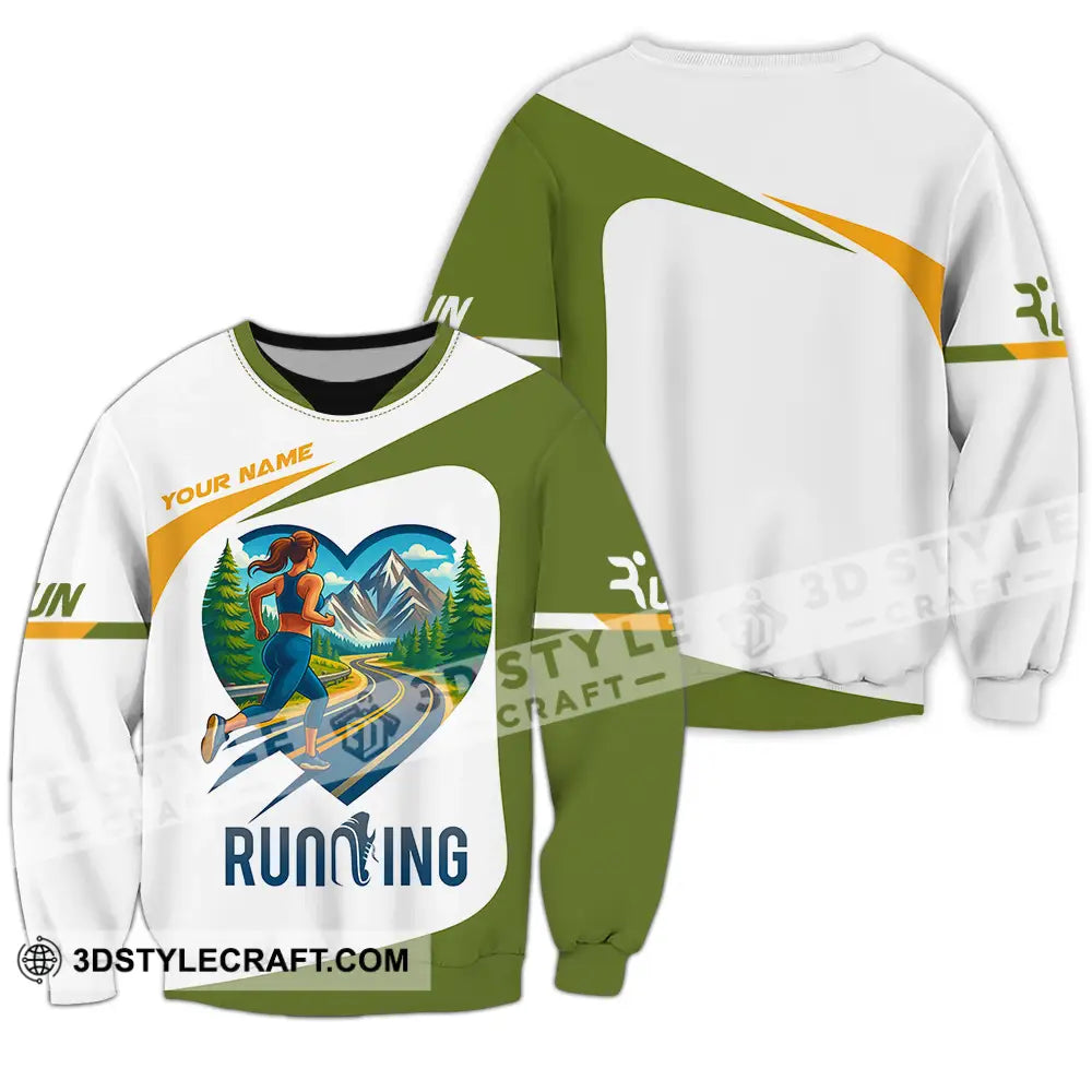 Unisex Shirt - Custom Running Lover Shirt Long Sleeve / S T-shirt