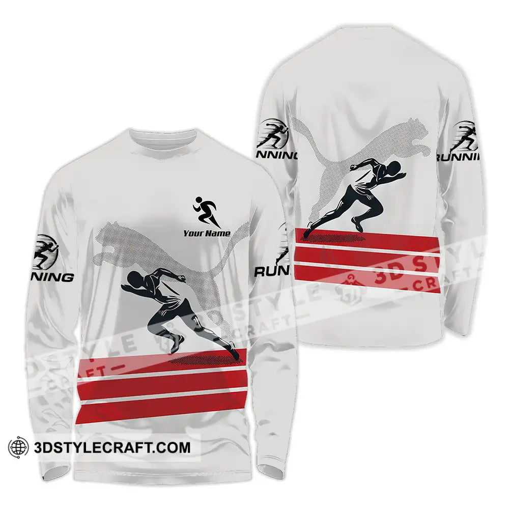 Unisex Shirt - Custom Running Lover Sport Shirt Long Sleeve Shirt / S T-shirt