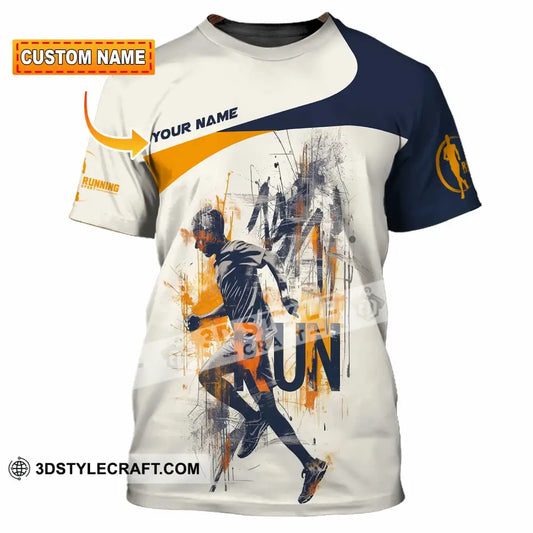 Unisex Shirt - Custom Running Never Give Up 3D Shirt T-shirt