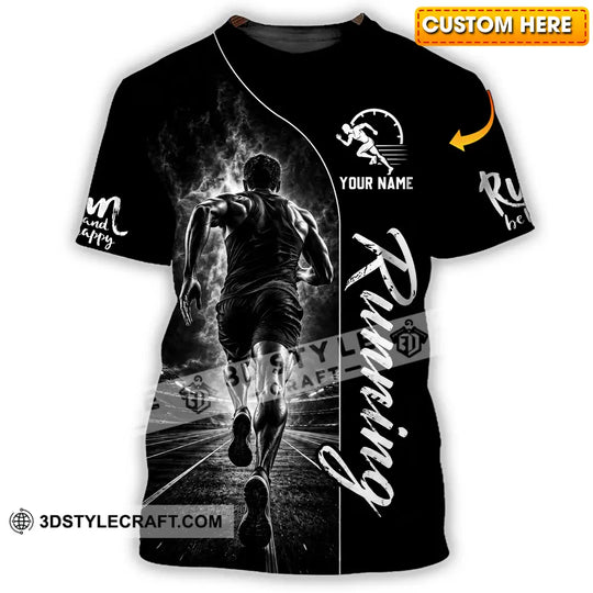 Unisex Shirt - Custom Running Shirt style option 1