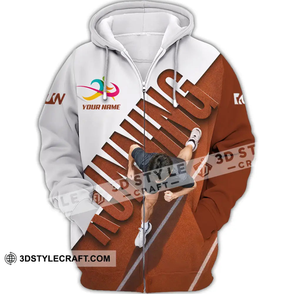 Unisex Shirt - Custom Running Shirt - Zipper Hoodie / S - T-shirt