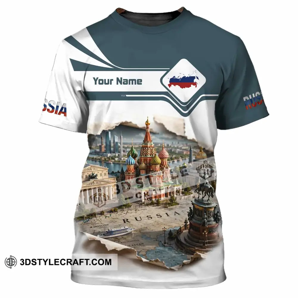 Unisex Shirt - Custom Russia Shirt - T-Shirt / S - T-shirt