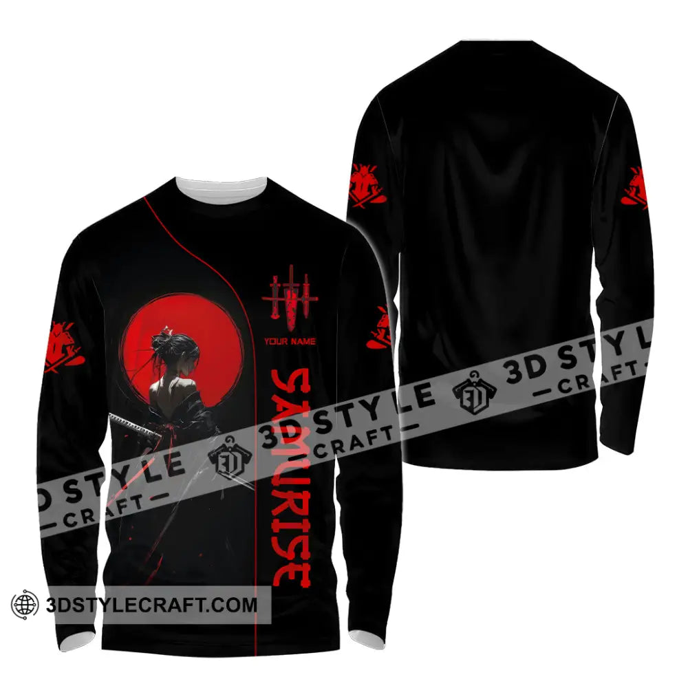 Unisex Shirt - Custom Samurai Shirt Long Sleeve Shirt / S T-shirt