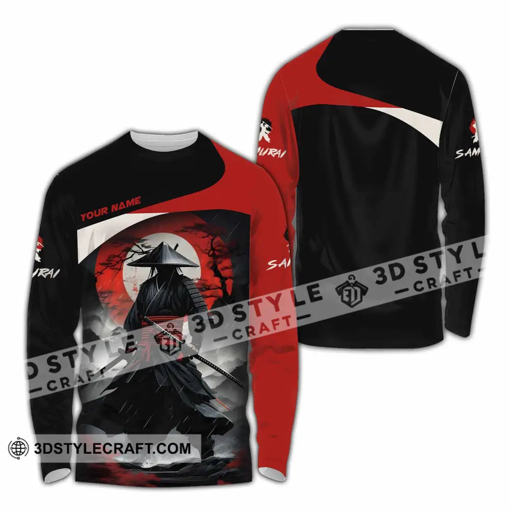 Unisex Shirt - Custom Samurai Shirt Long Sleeve Shirt / S T-shirt