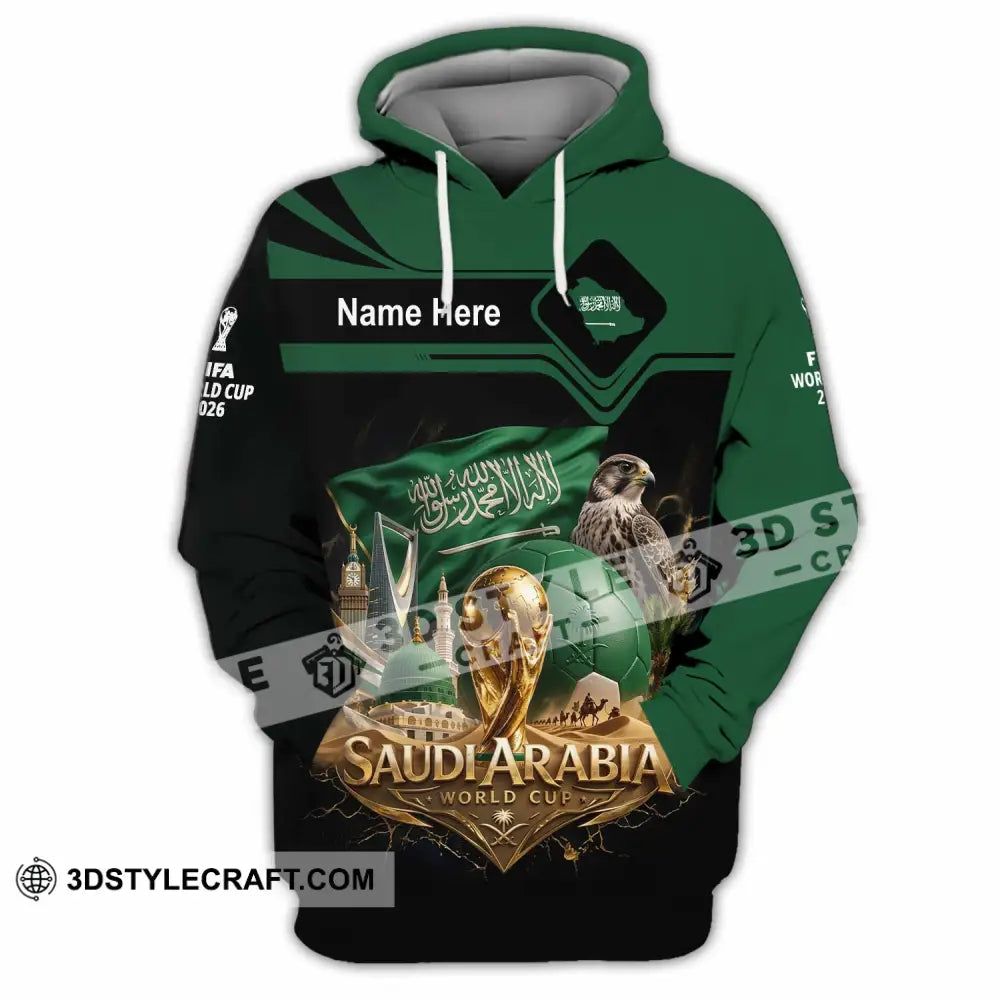 Unisex Shirt - Custom Saudi Arabia World Cup 2026 Shirt - Hoodie / S - T-shirt