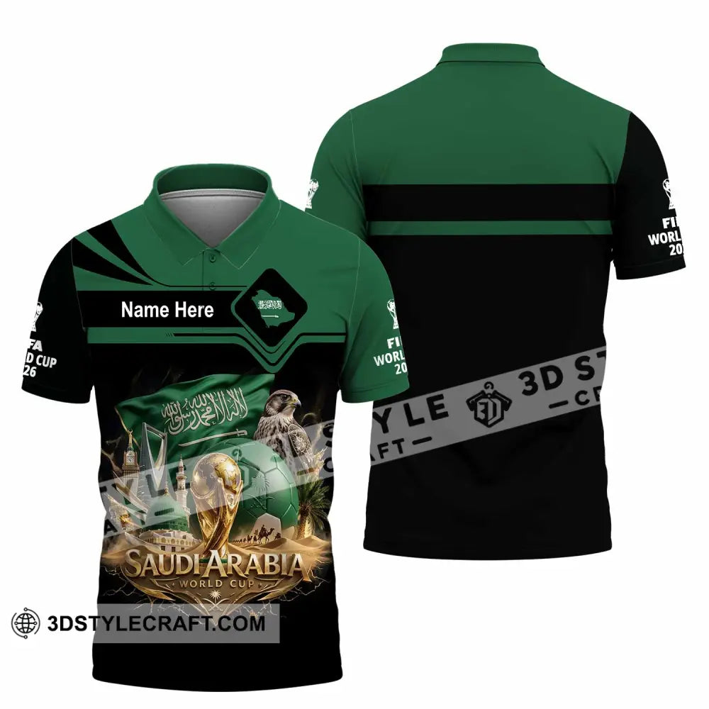 Unisex Shirt - Custom Saudi Arabia World Cup 2026 Shirt - Polo Shirt / S - T-shirt