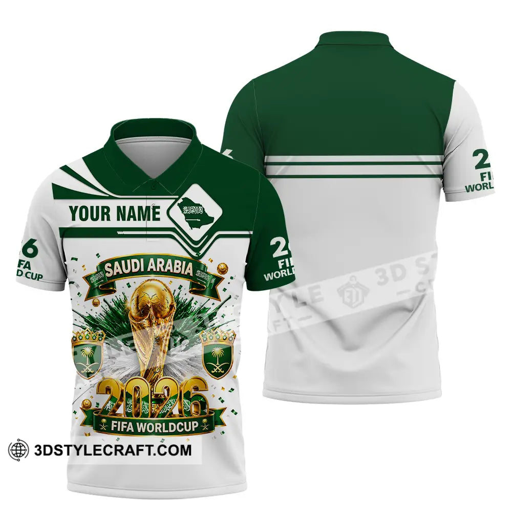 Unisex Shirt - Custom Saudi Arabia World Cup 2026 Shirt - Polo Shirt / S - T-shirt
