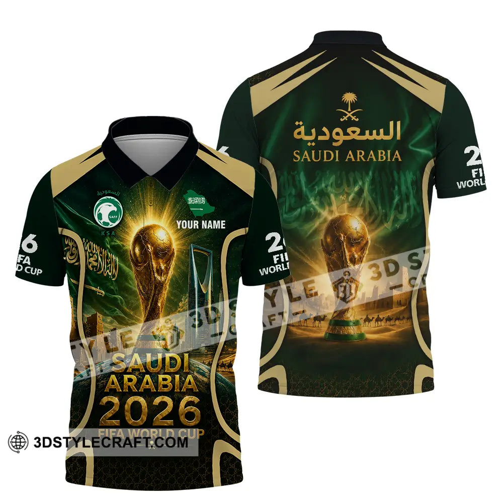 Unisex Shirt - Custom Saudi Arabia World Cup 2026 Shirt - Polo Shirt / S - T-shirt