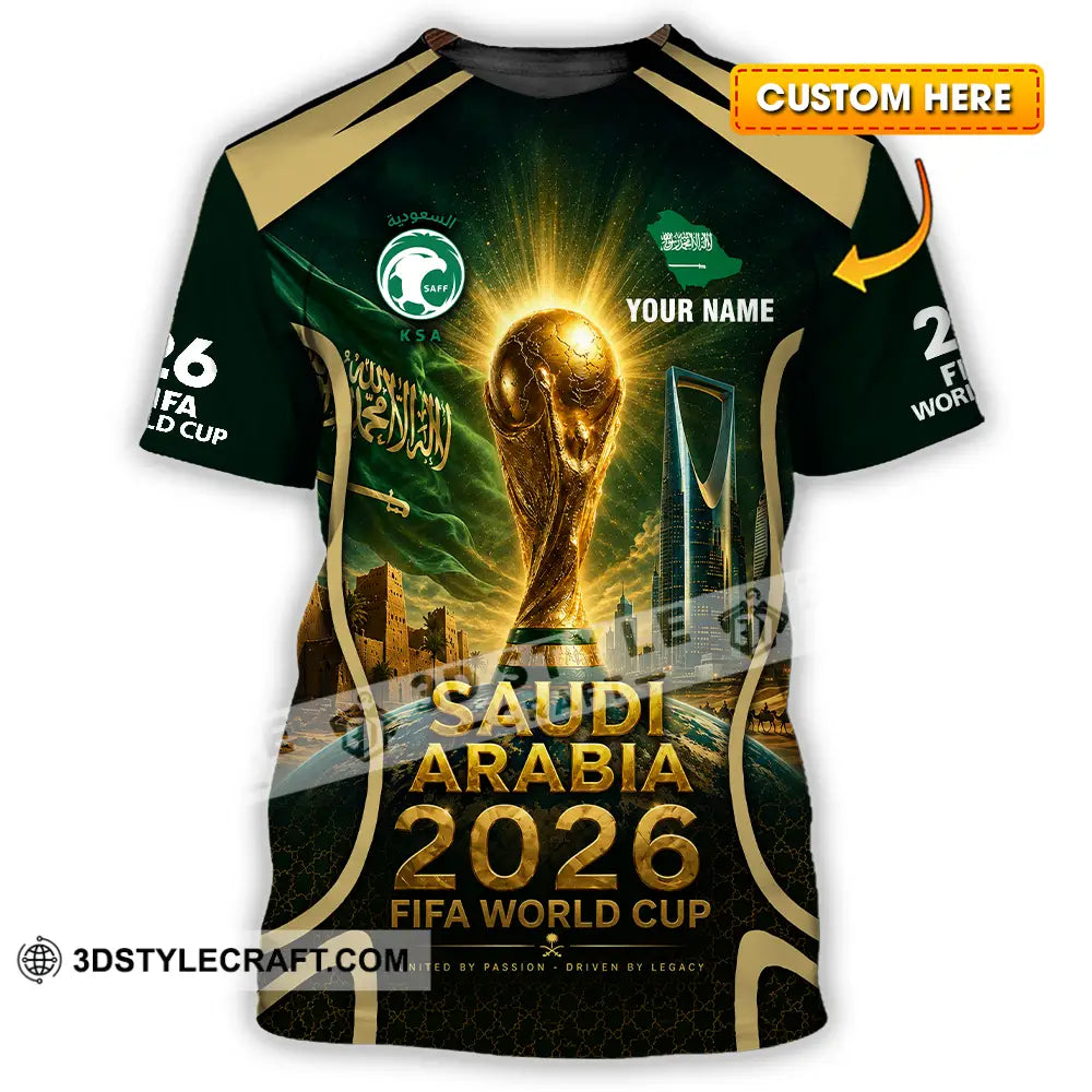 Unisex Shirt - Custom Saudi Arabia World Cup 2026 Shirt - T-shirt
