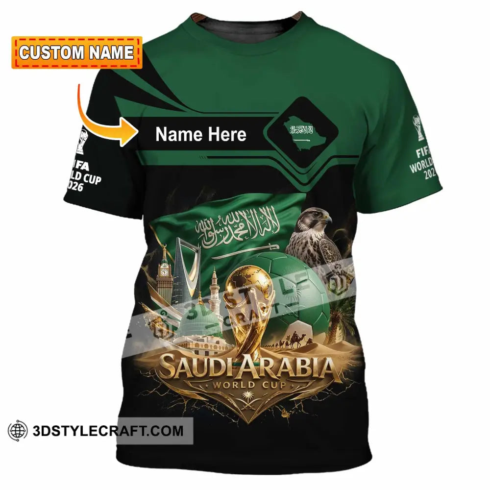 Unisex Shirt - Custom Saudi Arabia World Cup 2026 Shirt - T-shirt