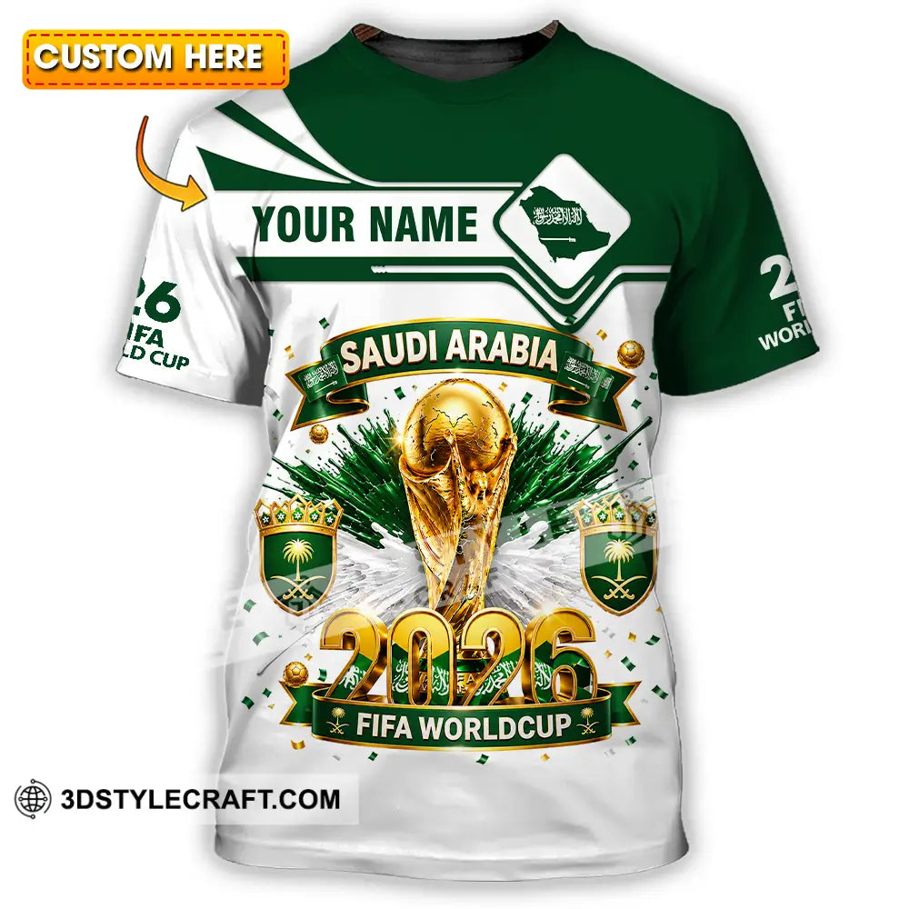 Unisex Shirt - Custom Saudi Arabia World Cup 2026 Shirt - T-shirt