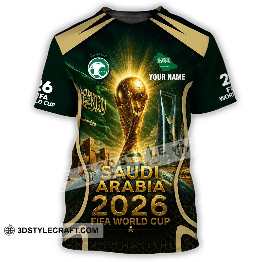 Unisex Shirt - Custom Saudi Arabia World Cup 2026 Shirt - T-Shirt / S - T-shirt