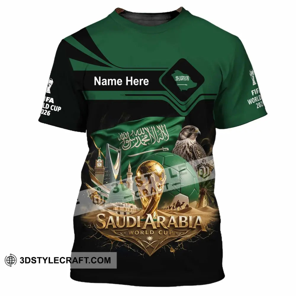Unisex Shirt - Custom Saudi Arabia World Cup 2026 Shirt - T-Shirt / S - T-shirt