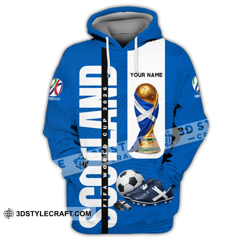 Unisex Shirt - Custom Scotland World Cup 2026 3D Shirt - Hoodie / S - T-shirt