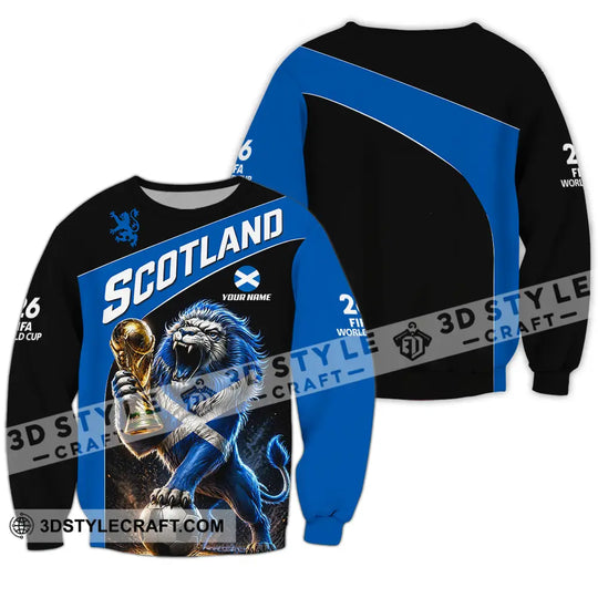 Unisex Shirt - Custom Scotland 3D Shirt style option 4