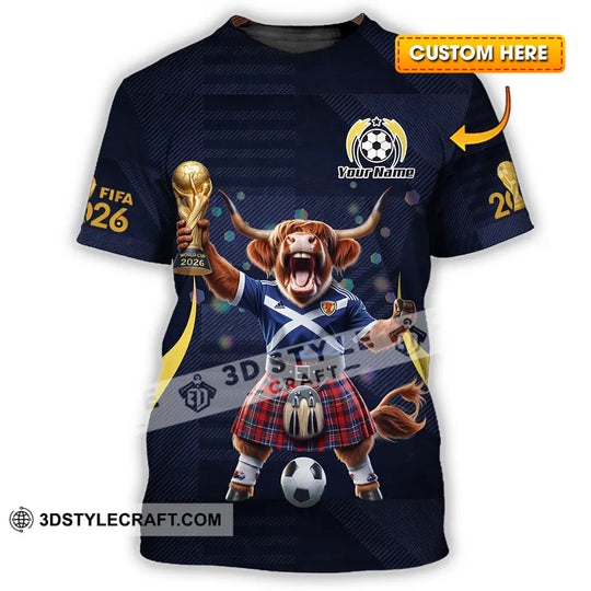 Unisex Shirt - Custom Scotland 3D Shirt style option 1