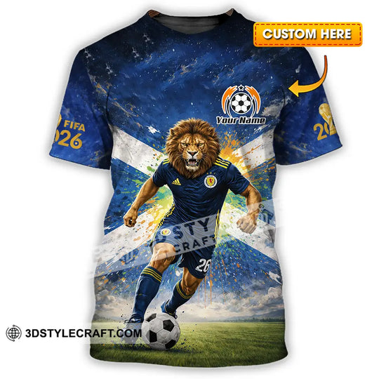 Unisex Shirt - Custom Scotland 3D Shirt style option 1