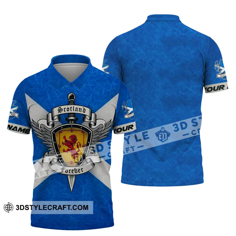 Unisex Shirt - Custom Scotland Forever Shirt Polo Shirt / S T-shirt