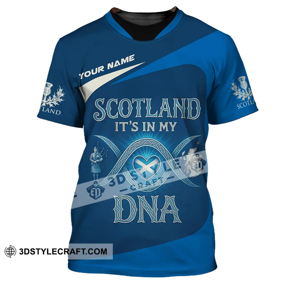 Unisex Shirt Custom Scotland It’s In My DNA Shirt T Shirt / S T shirt