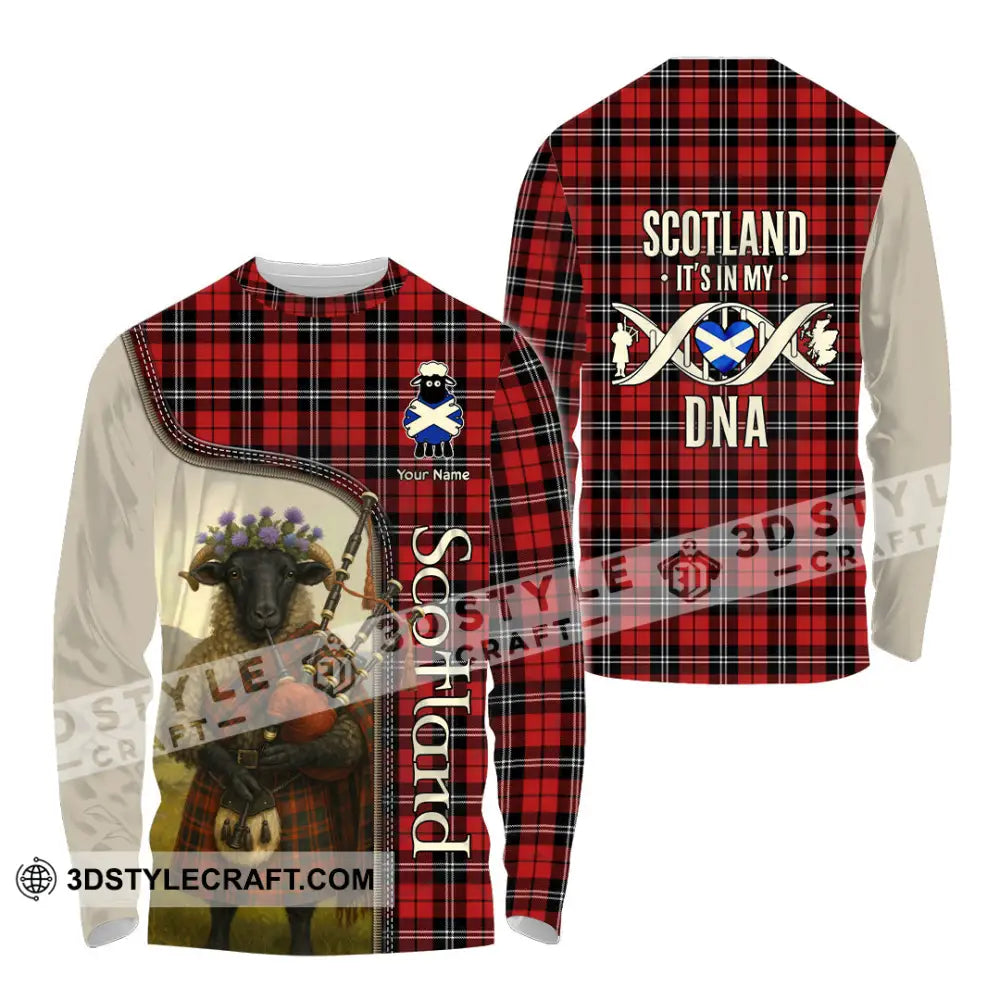 Unisex Shirt - Custom Scotland Shirt Long Sleeve Shirt / S T-shirt