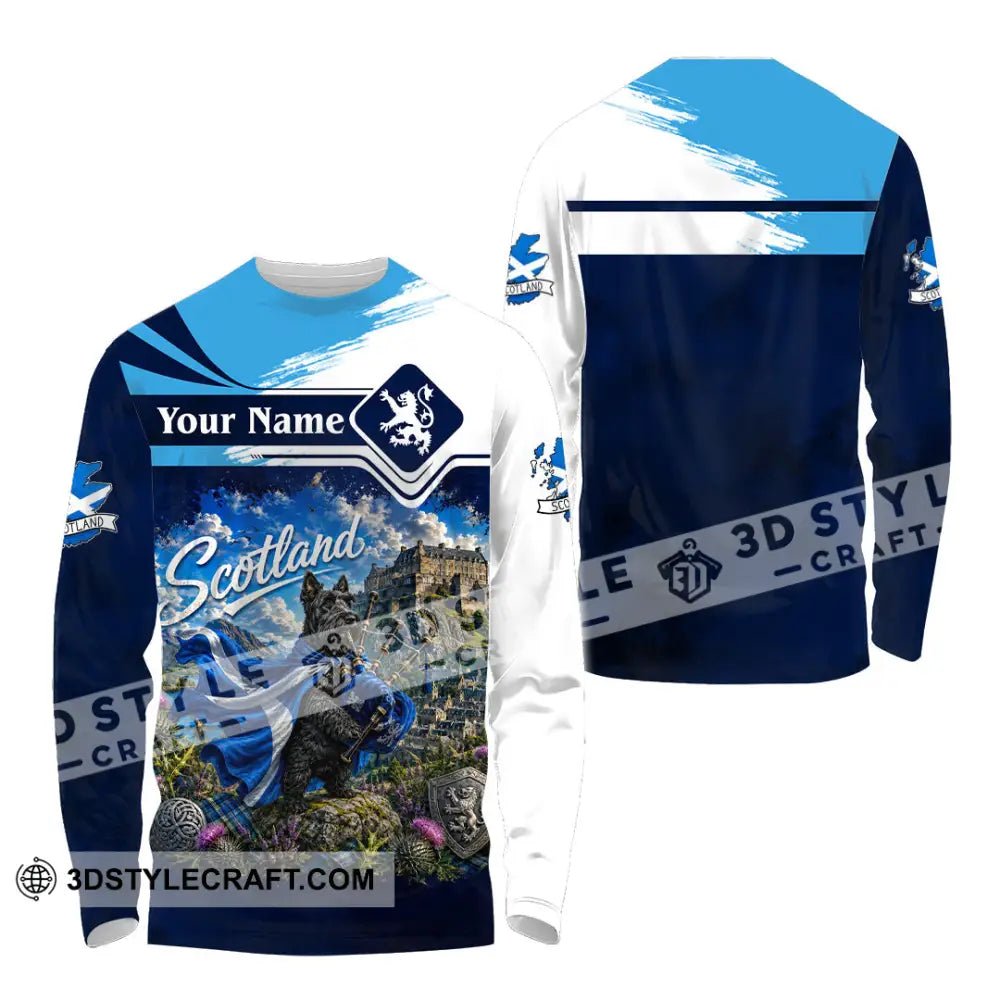 Unisex Shirt - Custom Scotland Shirt - Long Sleeve Shirt / S - T-shirt