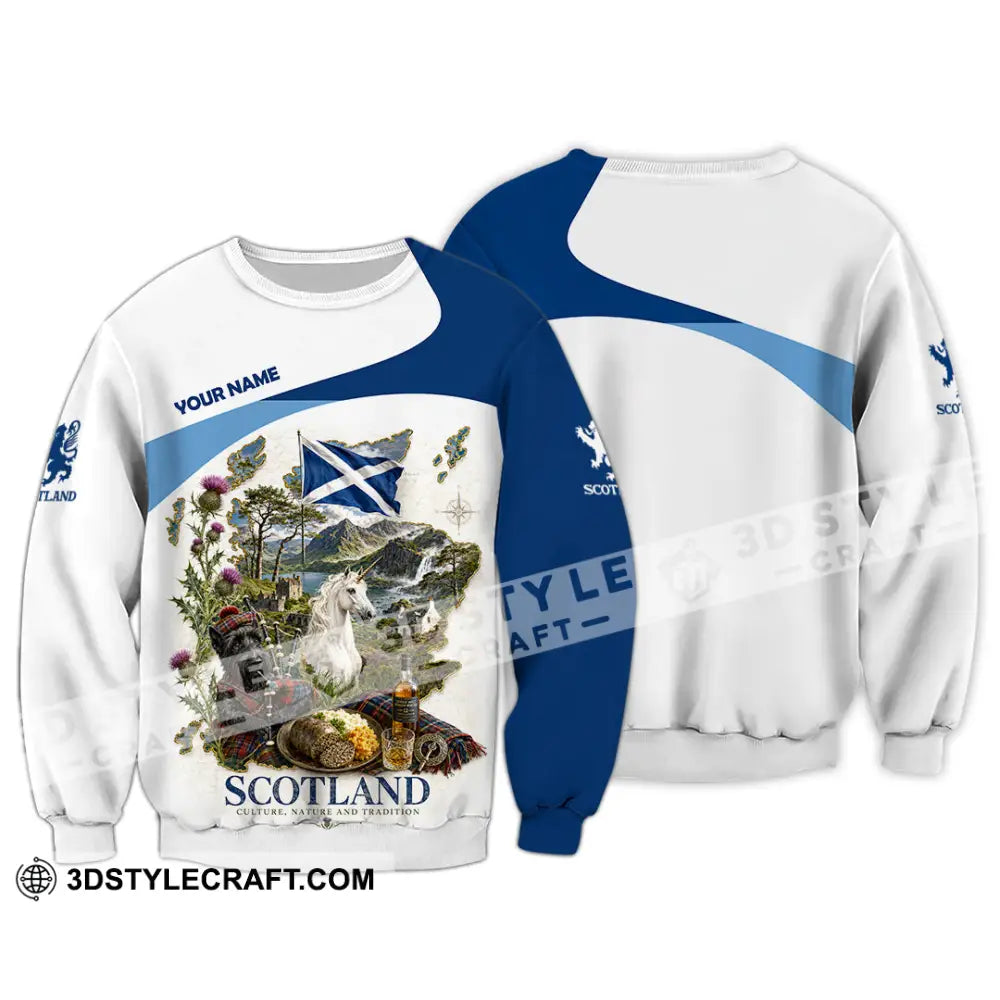 Unisex Shirt - Custom Scotland Shirt - Long Sleeve / S - T-shirt