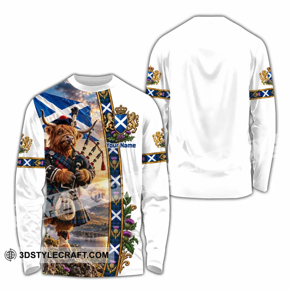 Unisex Shirt - Custom Scotland Shirt - Long Sleeve Shirt / S - T-shirt