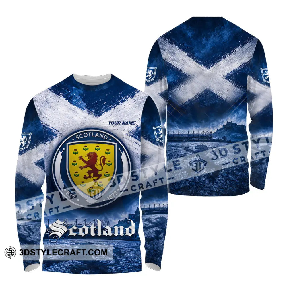 Unisex Shirt - Custom Scotland Shirt - Long Sleeve Shirt / S - T-shirt